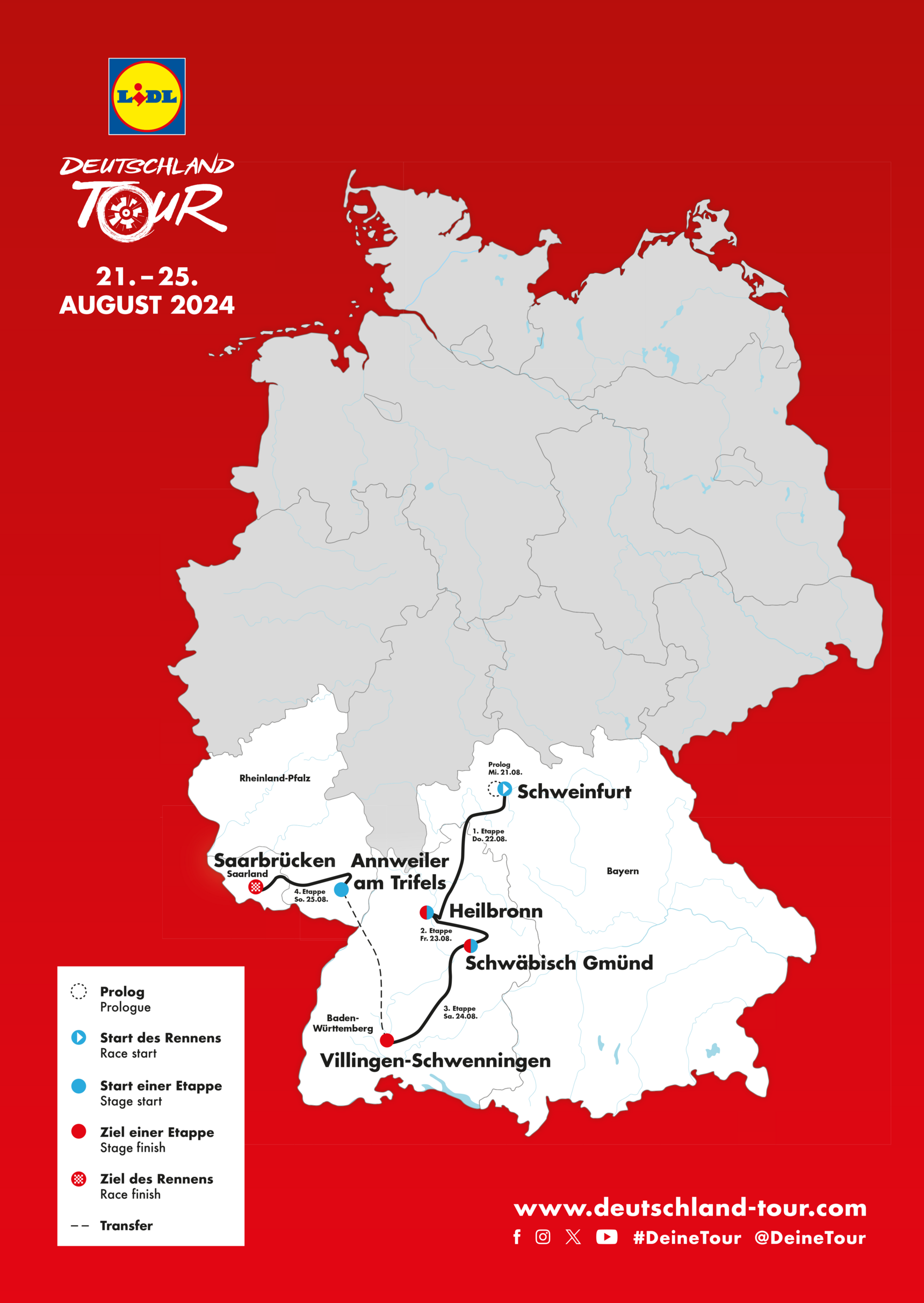 route deutschland tour essen