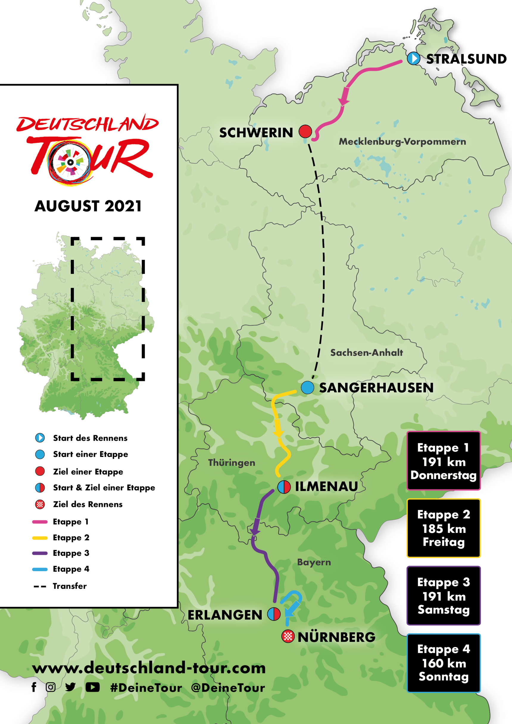 Deutschland Tour 2024 Strecke Image to u