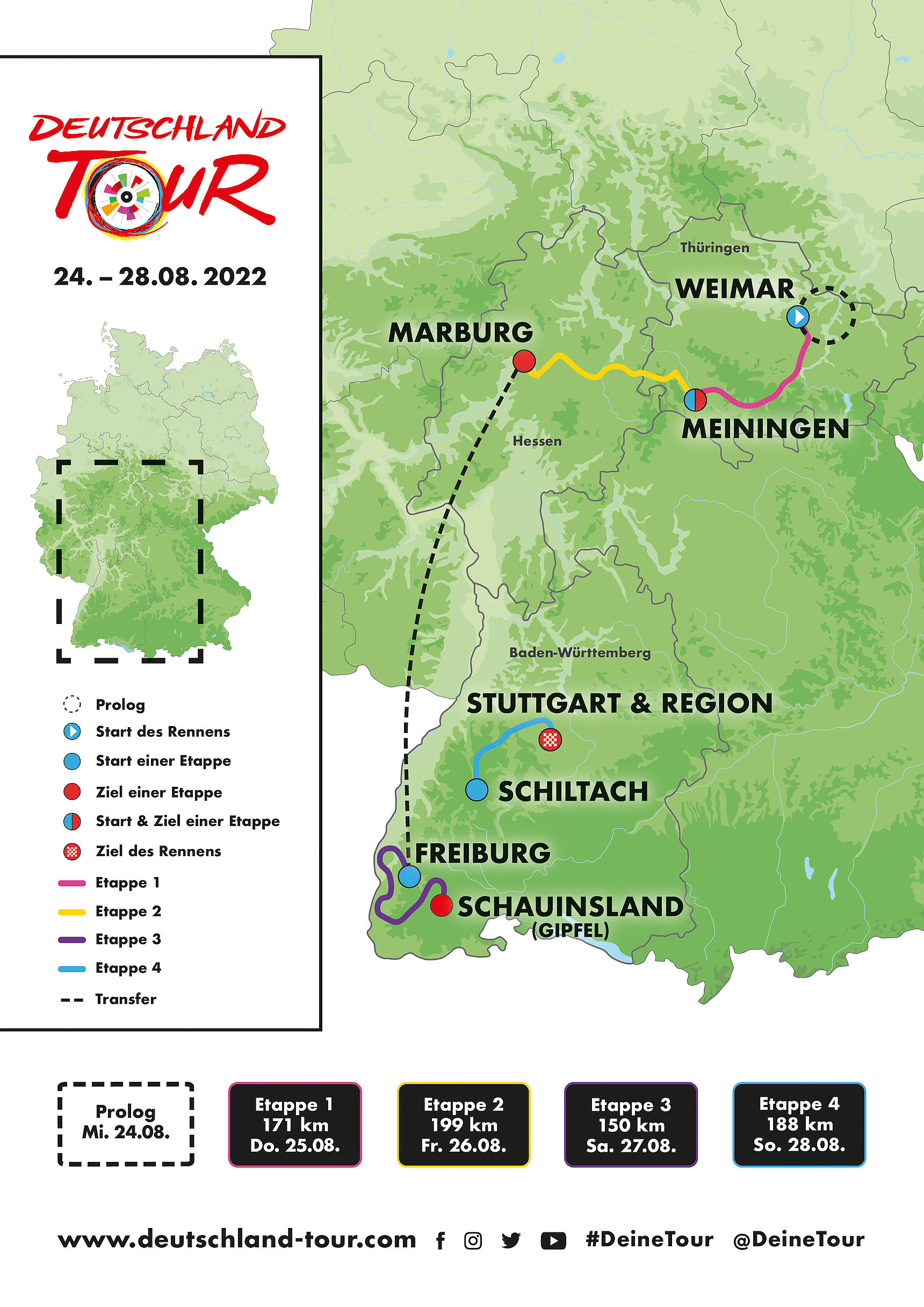 deutschland tour karte