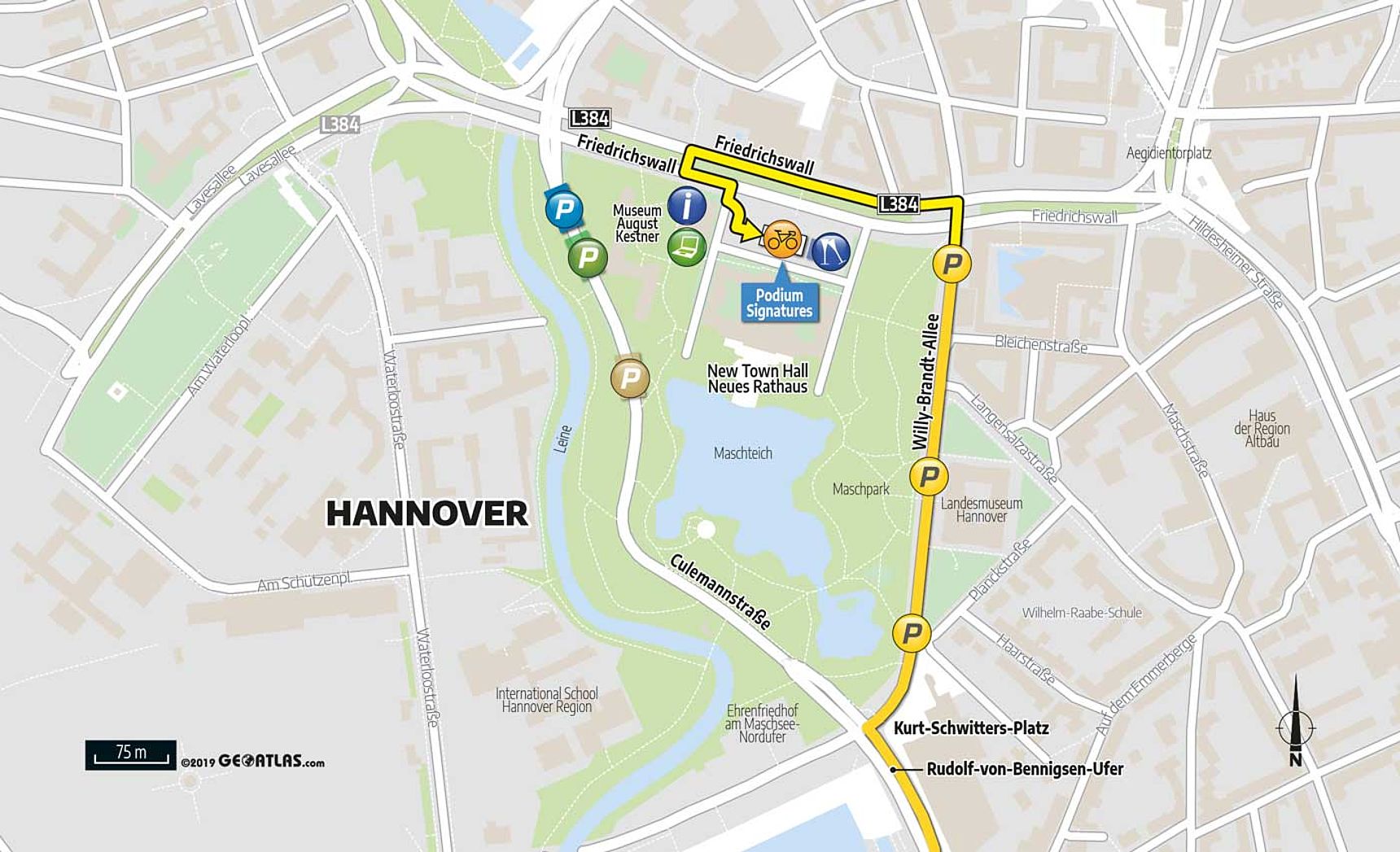Lageplan Teampräsentation Hannover